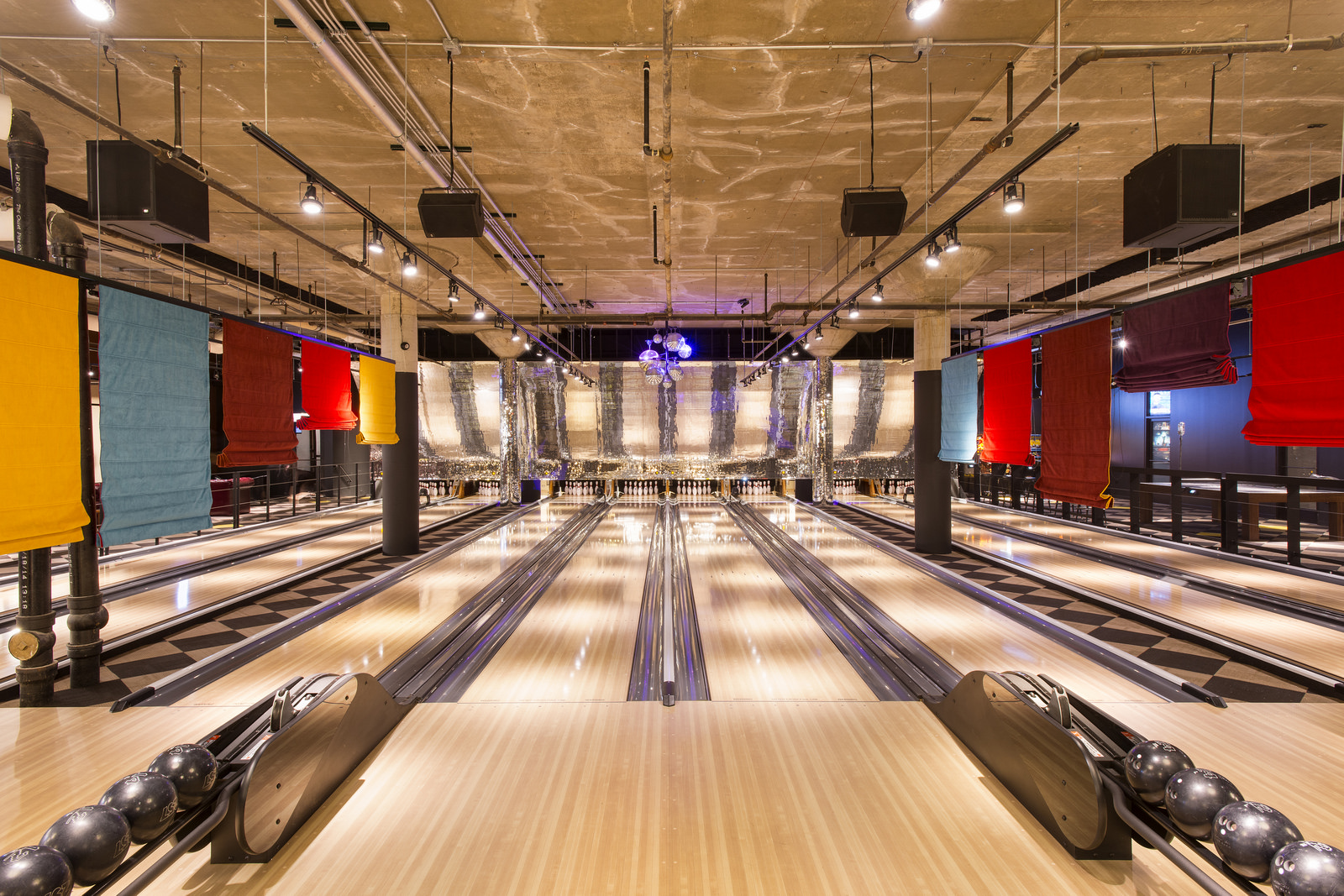synthetic bowling lanes