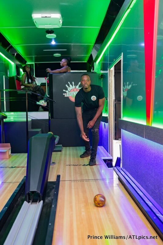 Mobile mini bowling alley